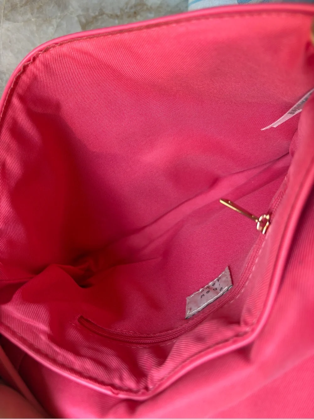 Pink Woven Crossbody Bag - Fashionable Women's Shoulder Bag - Picture 6 of 8